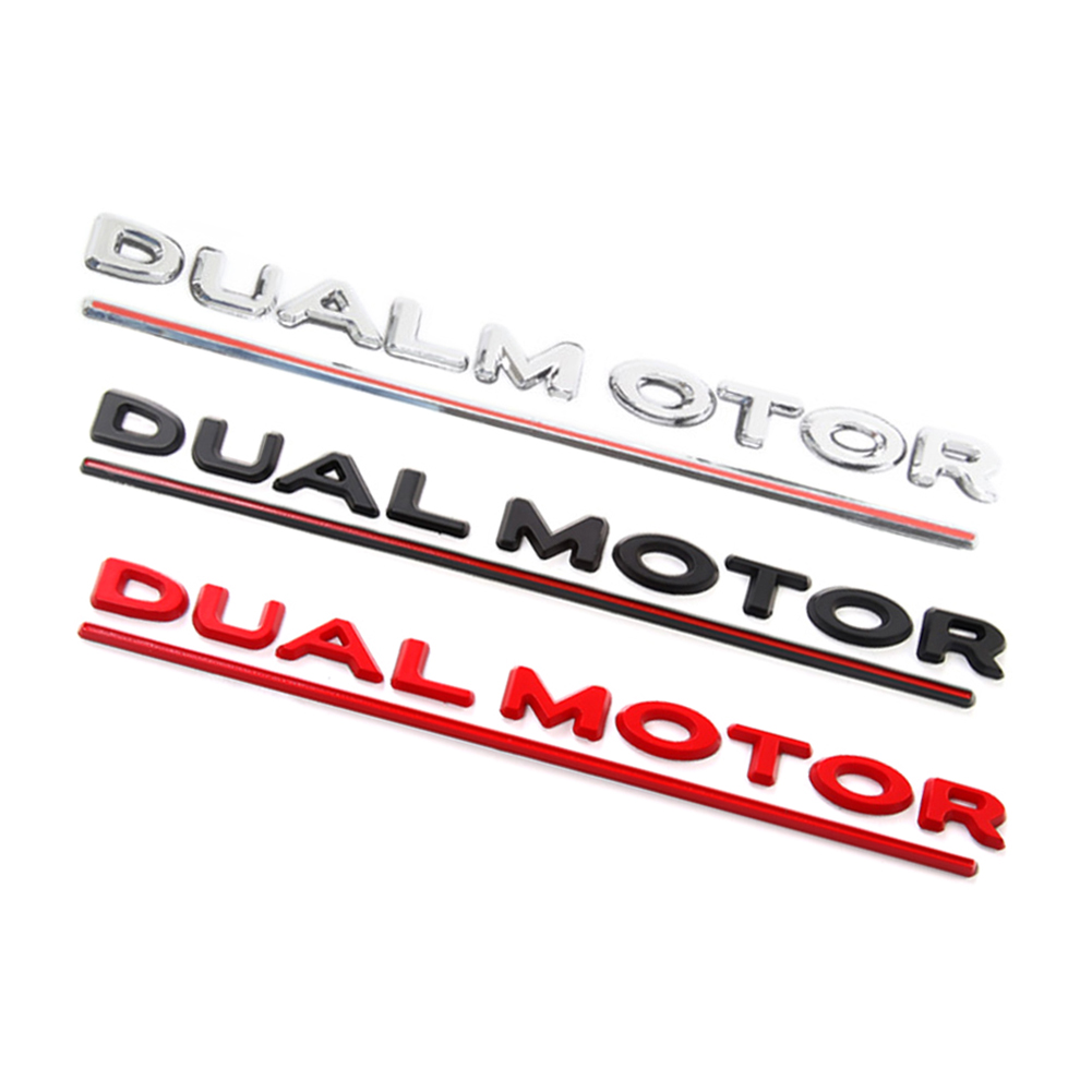 Dual motor & SpaceX Badges