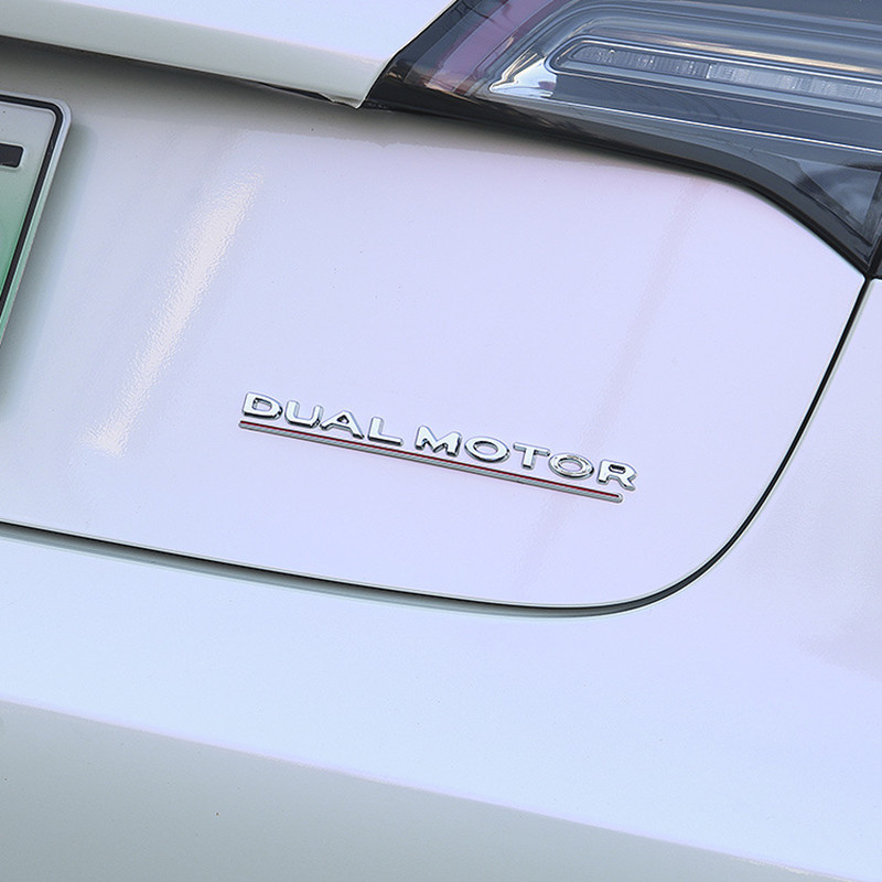 Dual motor & SpaceX Badges