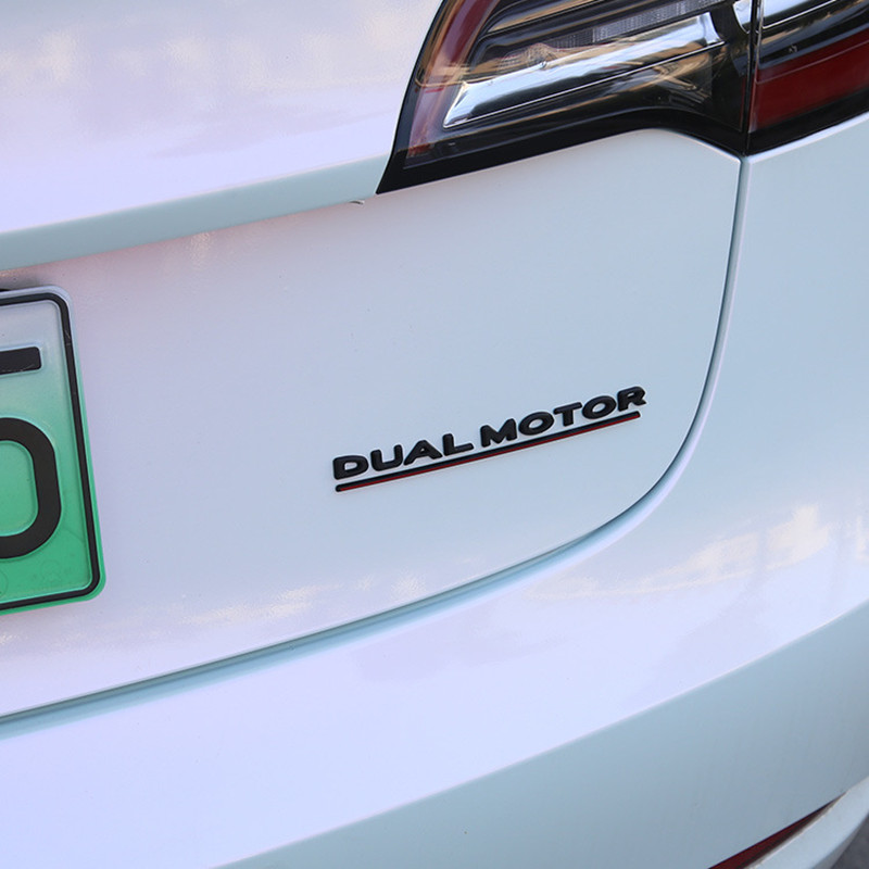 Dual motor & SpaceX Badges