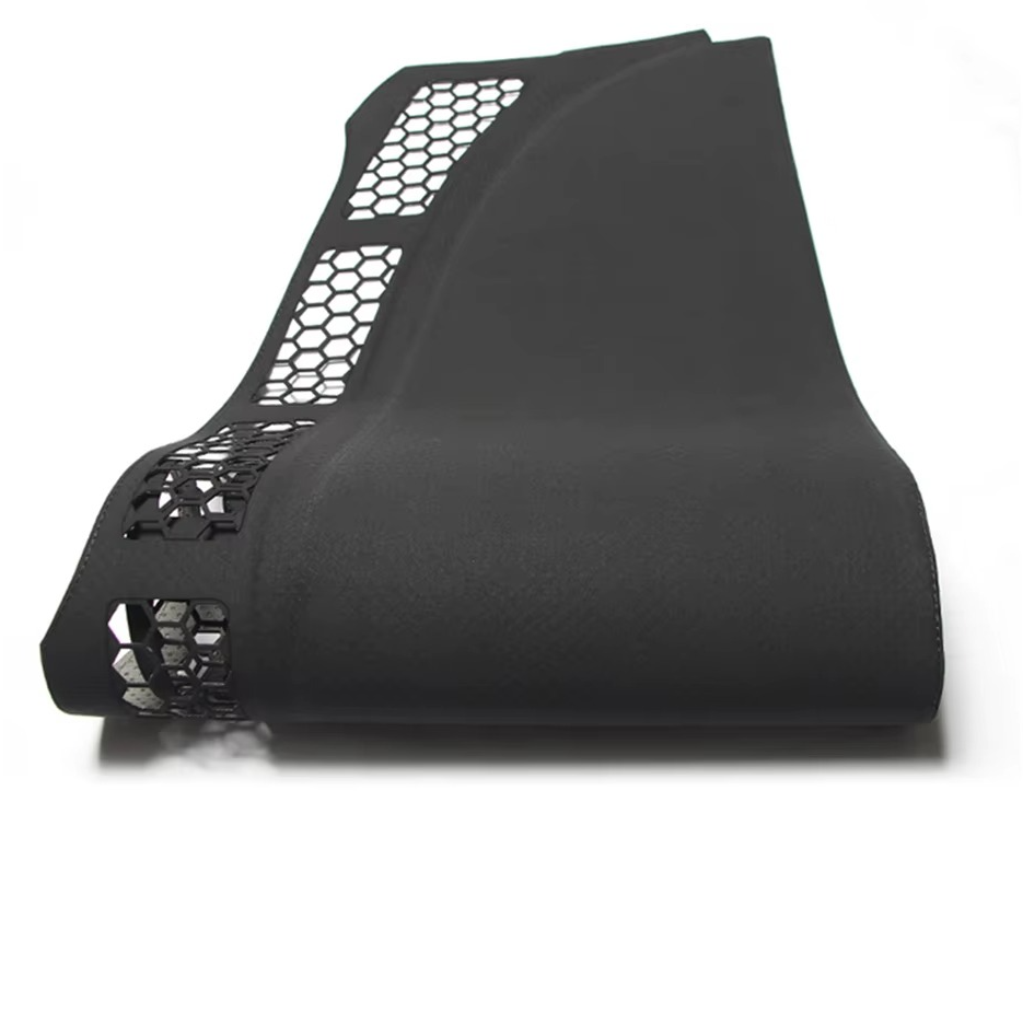 Dashboard & Air Vent Cover in Grey Alcantara