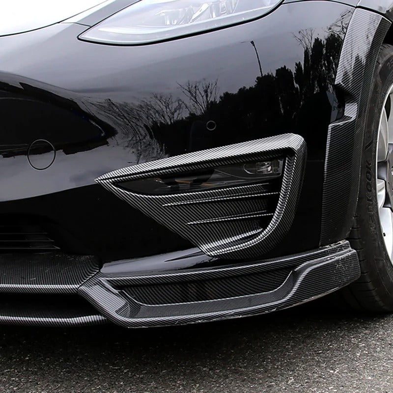 Fog Light Eyelid Covers – Blackout Edition for Model Y