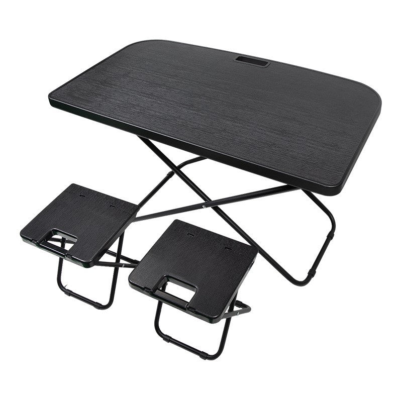 Folding Camping Table with 2 Stools for Tesla Model Y