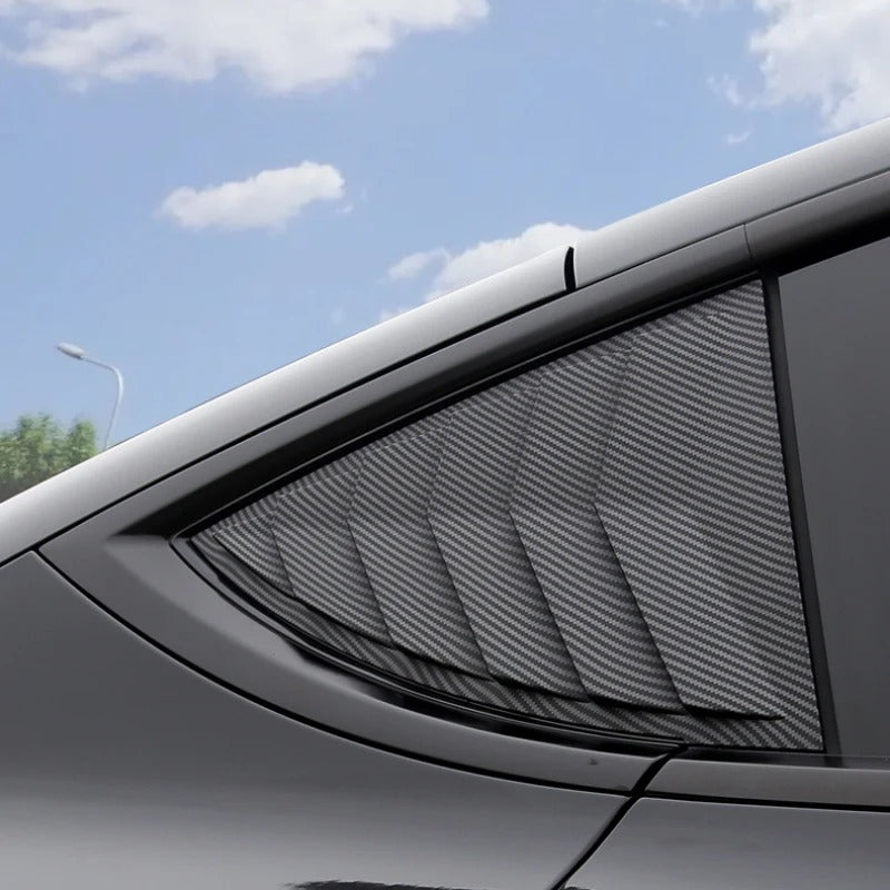 Rear Side Window Louver Covers for Model Y