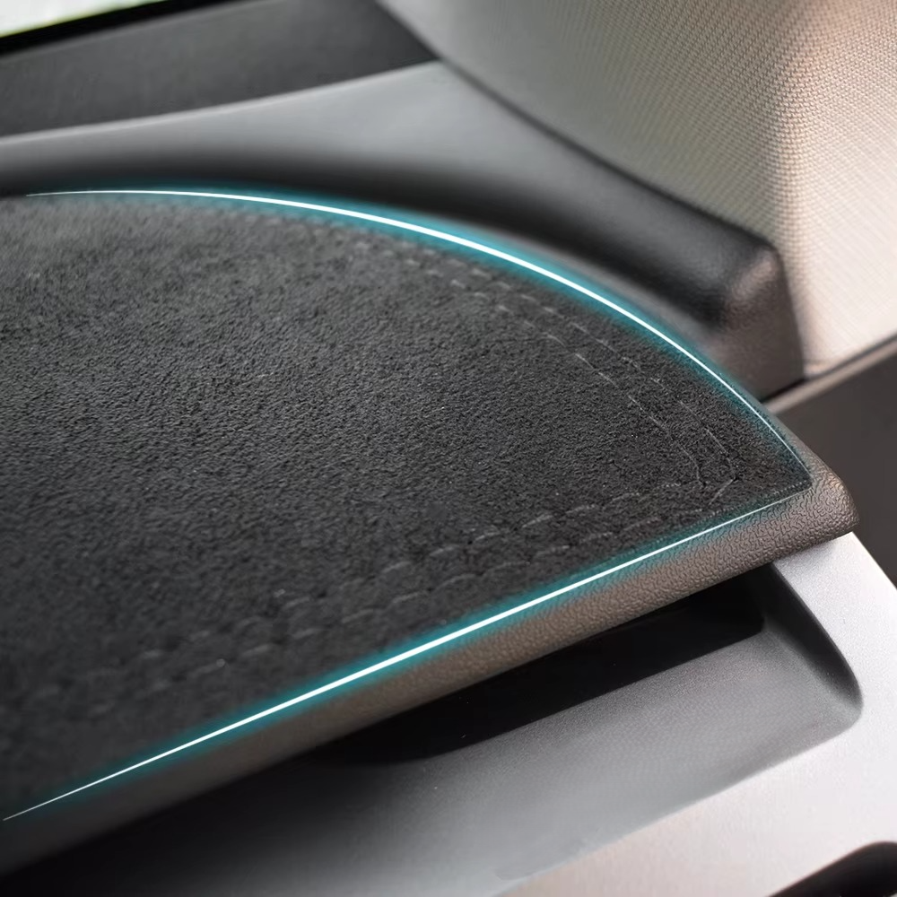 Dashboard Cover in Grey Alcantara