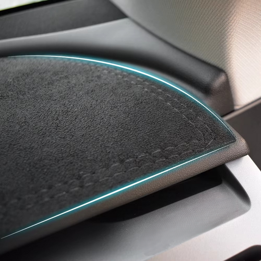 Dashboard Cover in Grey Alcantara