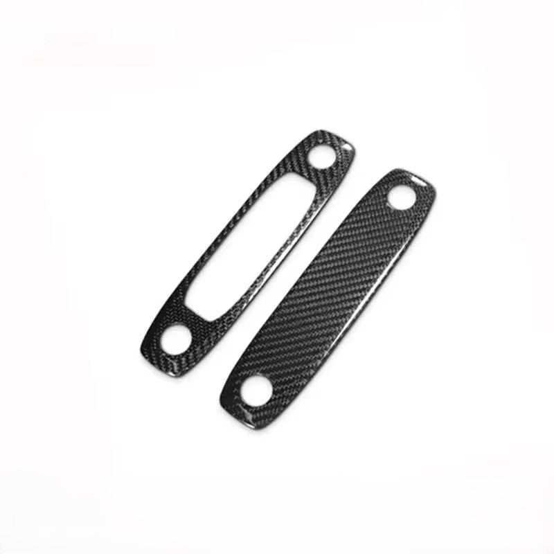 Dome Light Covers - Front And Rear Carbon Fiber