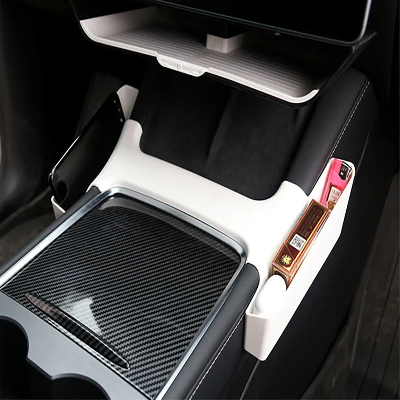 Side Gap Storage Box Center Console For Model Y/3
