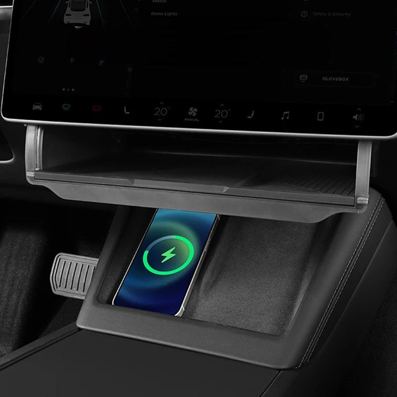 Under Display Magnetic Storage Shelf for Tesla Model Y/3