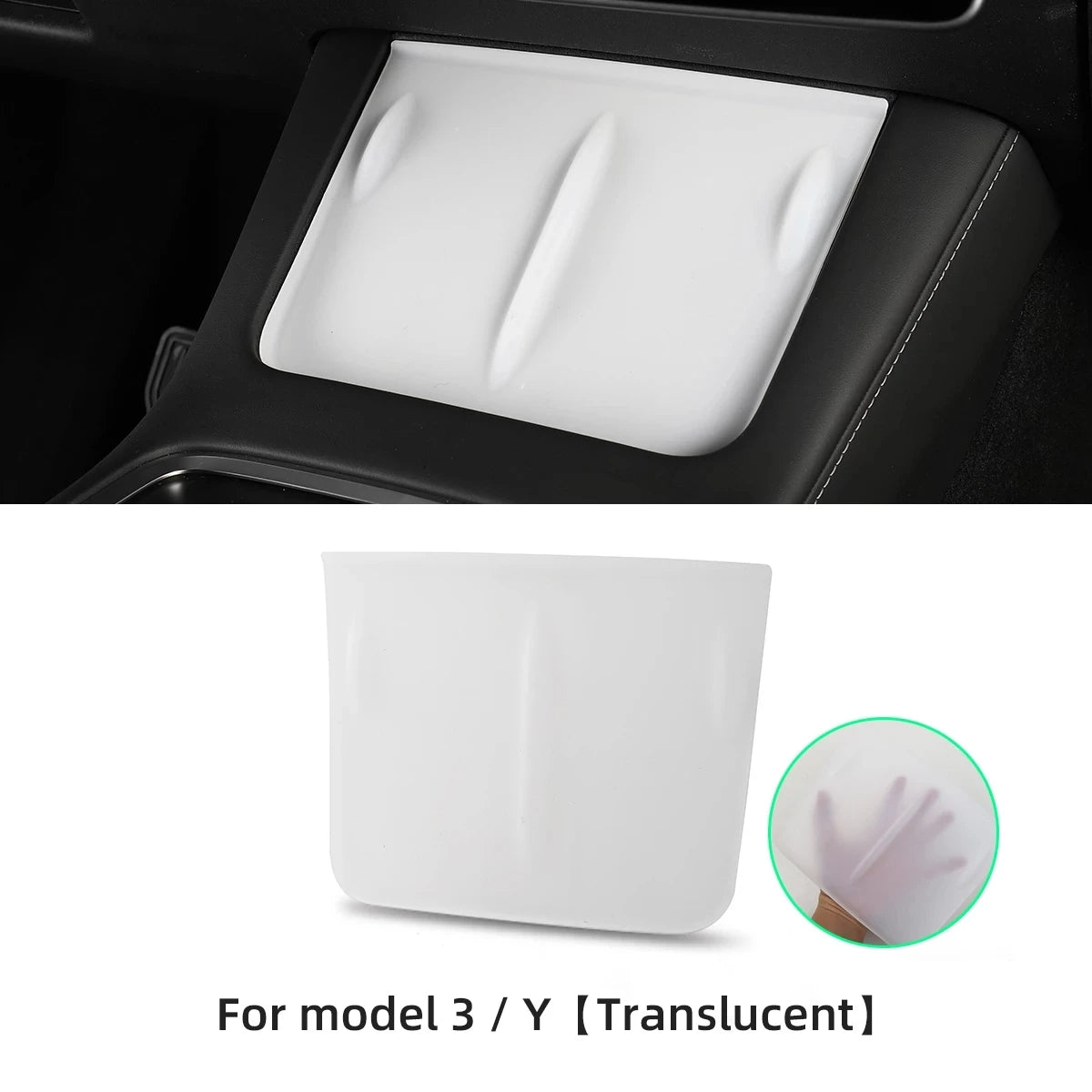 Wireless Charging Pad Anti-Slip Protective Mat for Tesla Model Y/3