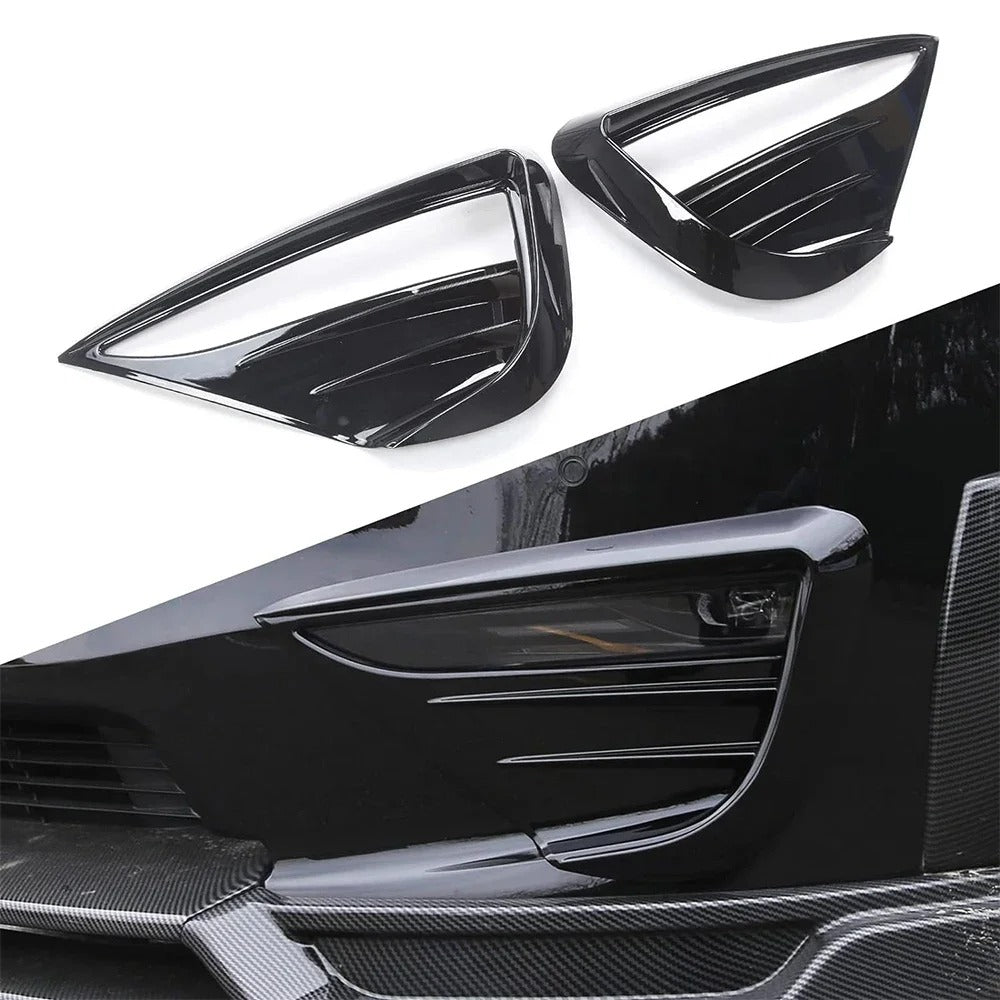 Fog Light Eyelid Covers – Blackout Edition for Model Y