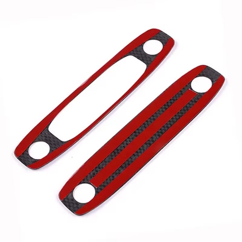 Dome Light Covers - Front And Rear Carbon Fiber