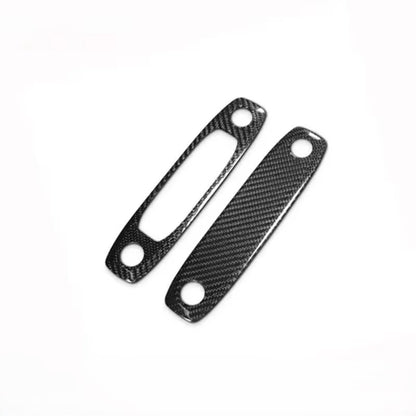 Dome Light Covers - Front And Rear Carbon Fiber
