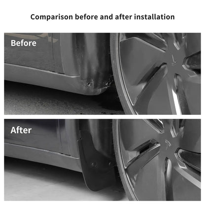 Tesla Model Y Gen 2 Flexible Mud Flap Set