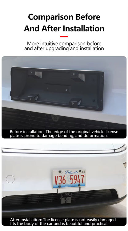 Lockable Front License Plate Mount