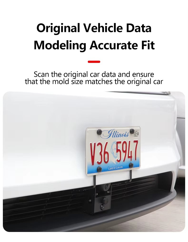 Lockable Front License Plate Mount