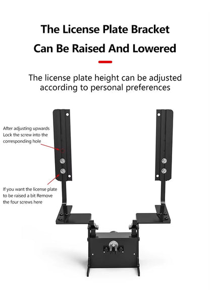 Lockable Front License Plate Mount