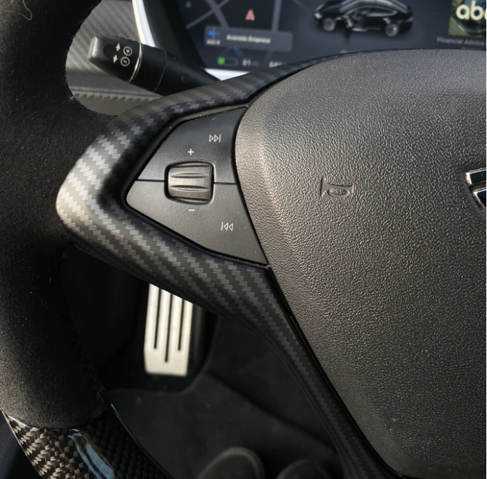 Carbon Fiber Printed Steering Wheel